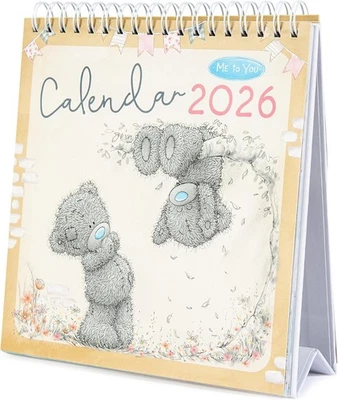 2026 Officially Cute Me to You Tatty Teddy Bear Desk Top Calendar - Page a Month
