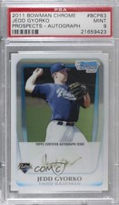 2011 Bowman Chrome Prospects Jedd Gyorko #BCP83 PSA 9 MINT Auto 06mi