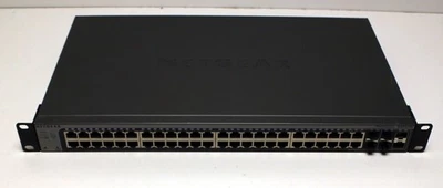 28-07474 Switch Netgear GS752TS 48 Port RJ45 1GBit / 4x SFP 2,5GBit Rackmontage - Bild 1 von 4