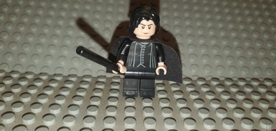 Lego Minifigur hp100 Harry Potter Professor Severus Snape + Cape Hogwarts Castle