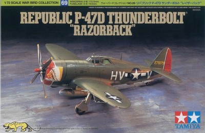 Tamiya 60769 Republic P-47D Thunderbolt - Razorback - 1:72