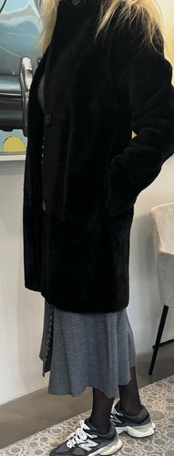 Original Gucci/Sandro Lammfellmantel Mantel 36 S - Bild 4 von 6
