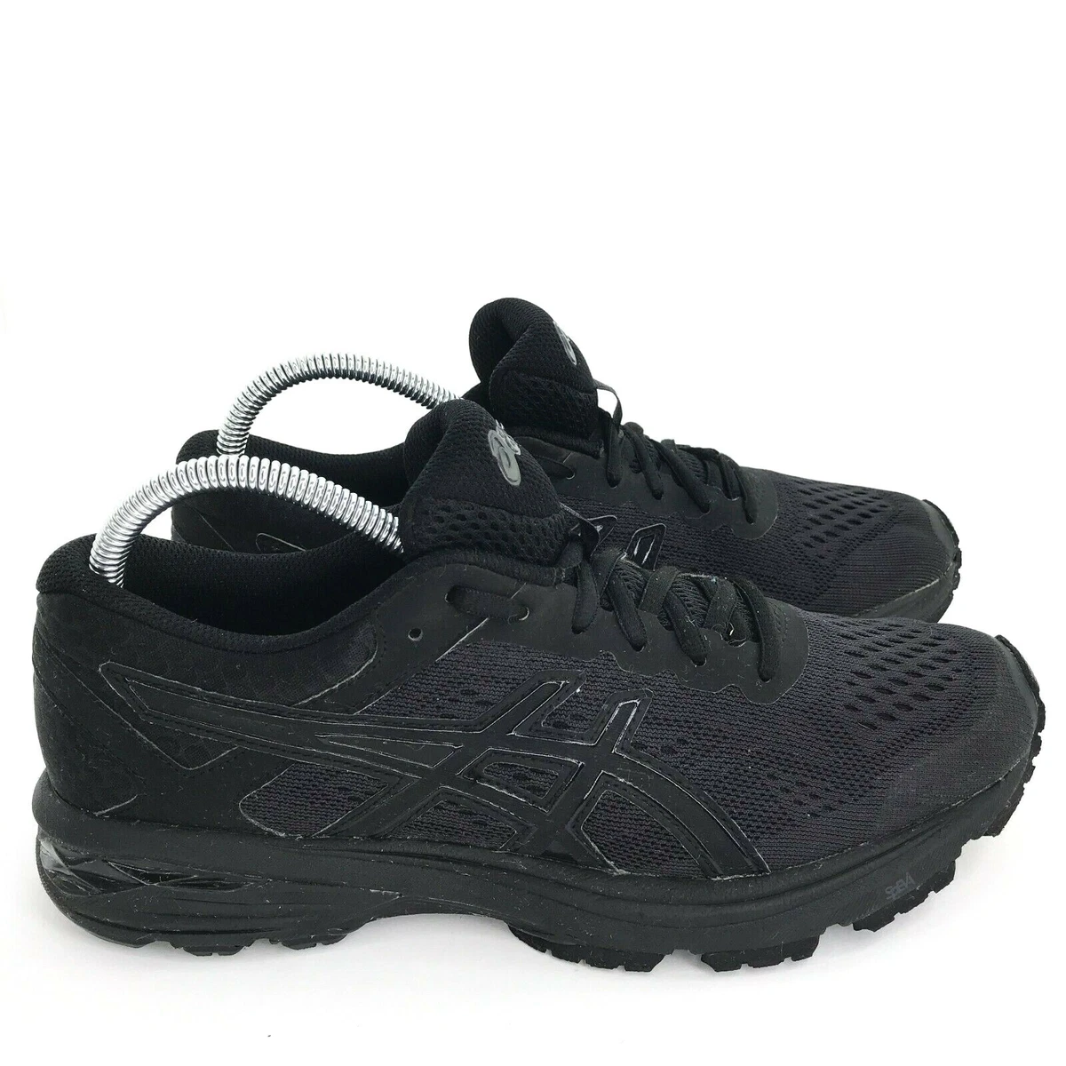 asics 1000 6 Womens Size 9 Shoes All Black Athletic Trail Running | eBay