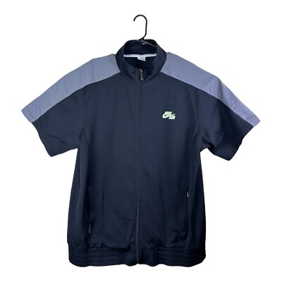 ウェア NIKE FORCE short sleeve warm up jacket Nike Air Warmup Jacket Men XL Black Full Zip Track Short