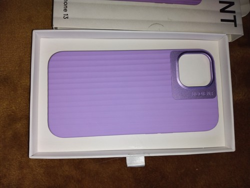 *NEW* Nudient Bold Phone Case - iPhone 13 - Lilac Purple *NEW* - Zdjęcie 3 z 3