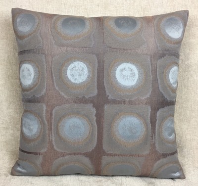 John Lewis Partners Astrea Fabric Cushion Cover Bronze Double