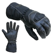 PROANTI Regen Motorradhandschuhe Winter Motorrad Handschuhe mit langer Stulpe 