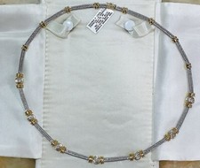 Diamond Necklace 1 1 Ct. T. W. Carat 14k White And Yellow Gold