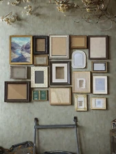 ✨ Lot of Vintage Picture Frames - Antique Gold, Silver, & Wood | Eclectic Mix