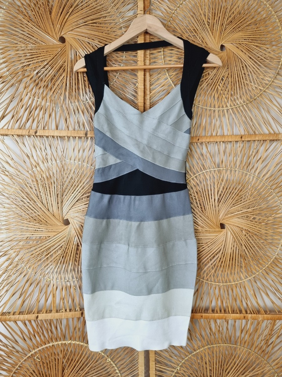 CELEB Boutique Dress Womens Size M Bodycon Bandage Dress Sexy Blue Grey  Black | eBay Australia
