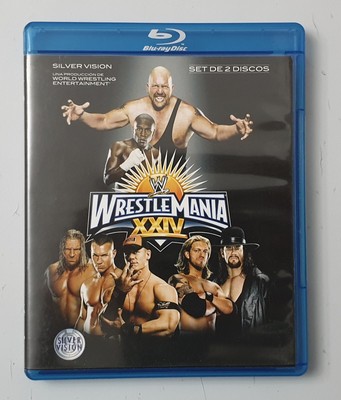 BLUE-RAY WWE WRESTLEMANIA XXIV 24 Spain Silver Vision 2008 2 DISC