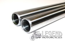 Kawasaki 2x Fork Tubes KH250 KH400 Stanchions Pair S2 S3 -- P5-02