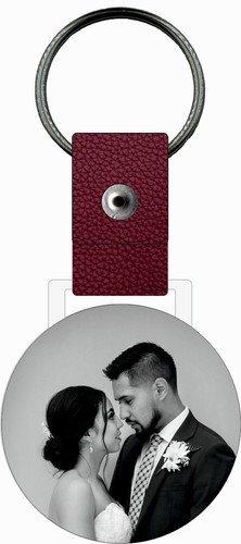 Schlüsselanhänger "Hochzeit" Personalisiert aus Edelstahl, Gravur Geschenk Foto - Bild 3 von 8