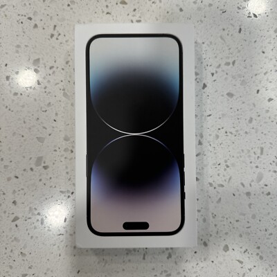 Apple A2651 iPhone 14 Pro MAX  Space Black 128GB- EMPTY BOX ONLY