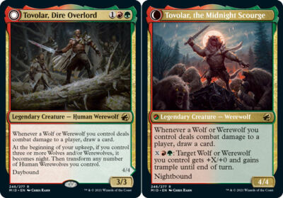 Tovolar, Dire Overlord / Tovolar, the Midnight Scourge, Innistrad: Midnight Hunt