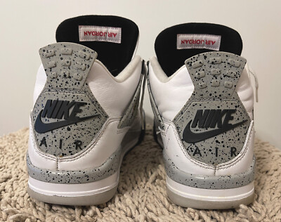 Nike Air Jordan 4 IV Retro OG, 840606-192, White/Red/Cement