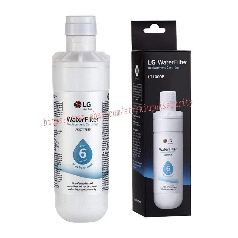 6 Pack Refresh Refrigerator Ice Water Filter LG LT1000P ADQ747935 GF-D706BSL - Image 3 of 4