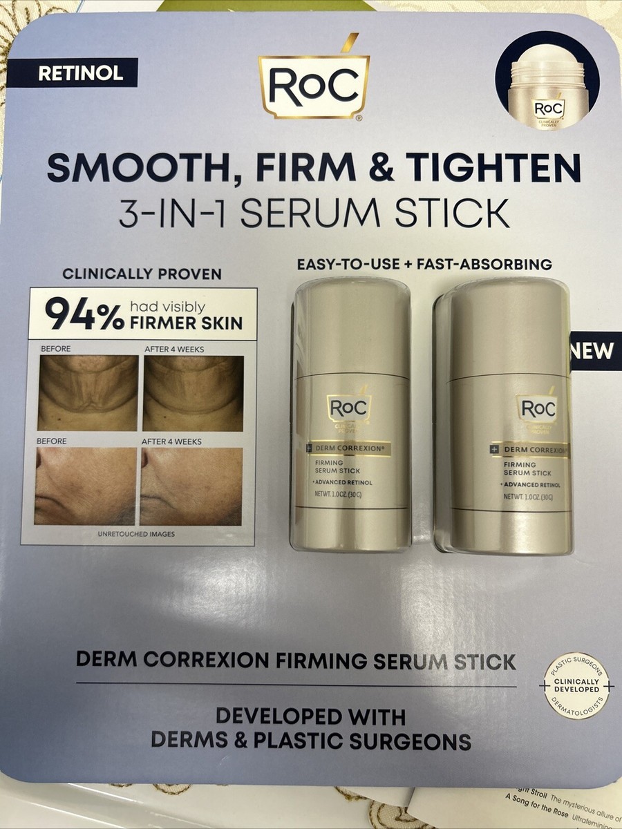 RoC Derm Correxion Firming Serum Stick – Mit Retinol, Für Straffere Haut In 4 Wochen
