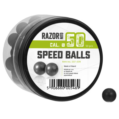 Kugeln Rubber RazorGun .50 Kal. 50 Stk.