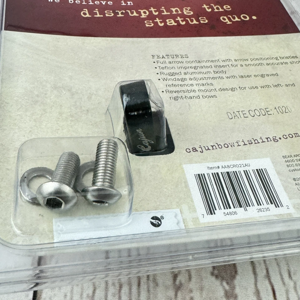 Bear Archery AA8CR021AU Apocalypse Red Brush Fire Arrow Rest for Bows New - Image 3 of 4