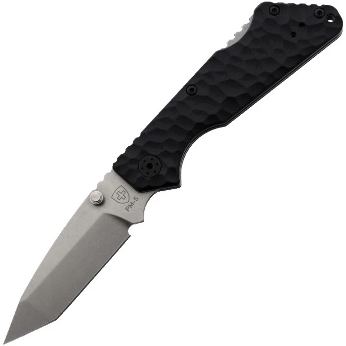 Tanto Lockback Black Collectible Modern Folding Knives