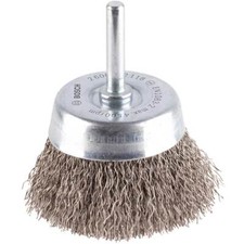Bosch PRO 0,3mm Crimp Inox Stahldrahtb&uuml;rste 60mm 6mm Schaft