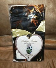 Baby Bella Maya Designer Cover for Baby Bjorn Black Oriental Silk Fabric NIP