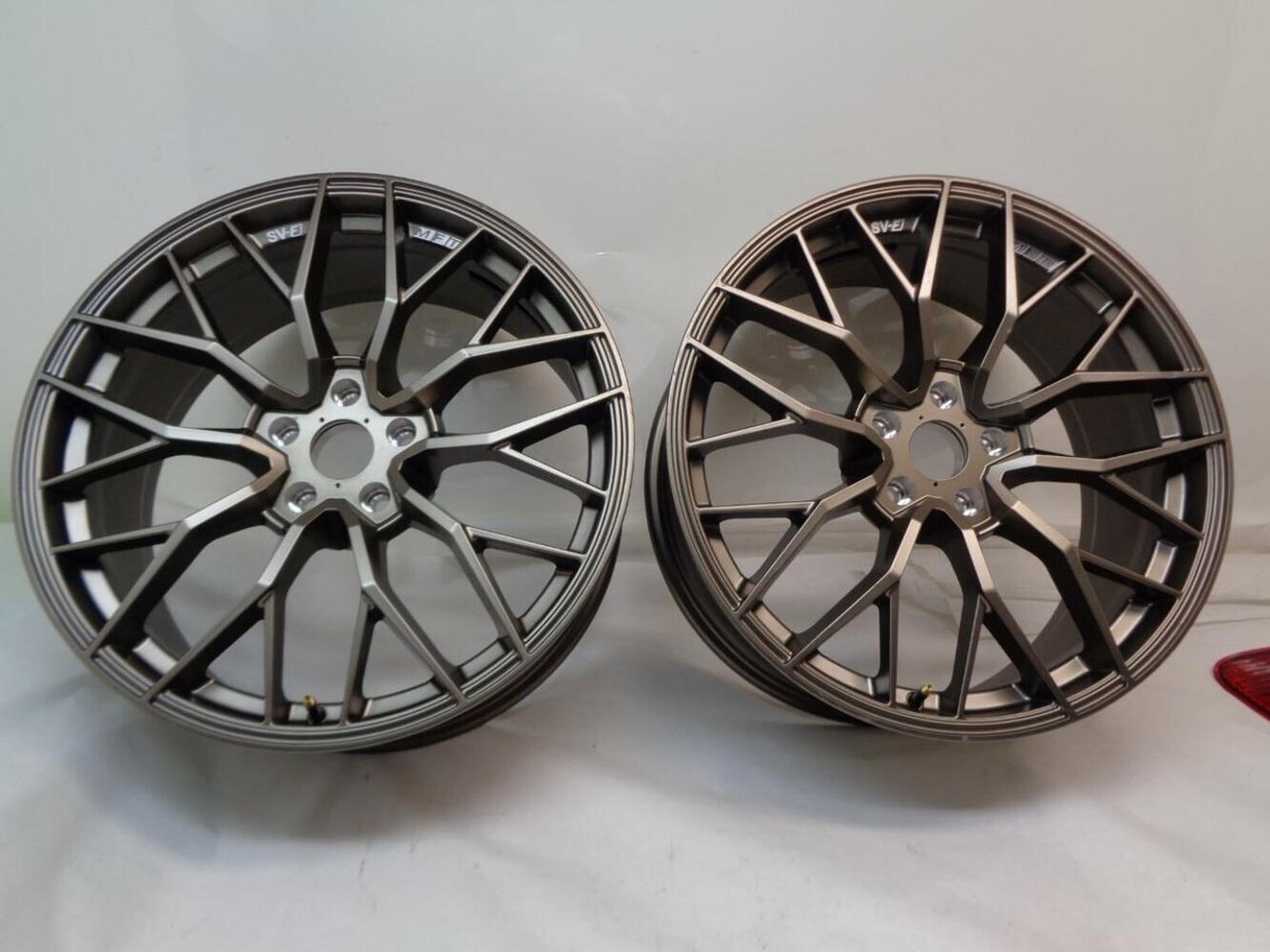 SVプレーン ホイール PAIR OF NEW SAVINI SV-F2 MFT FORGED BRONZE 20x8.5 5x114.3 WHEEL WR