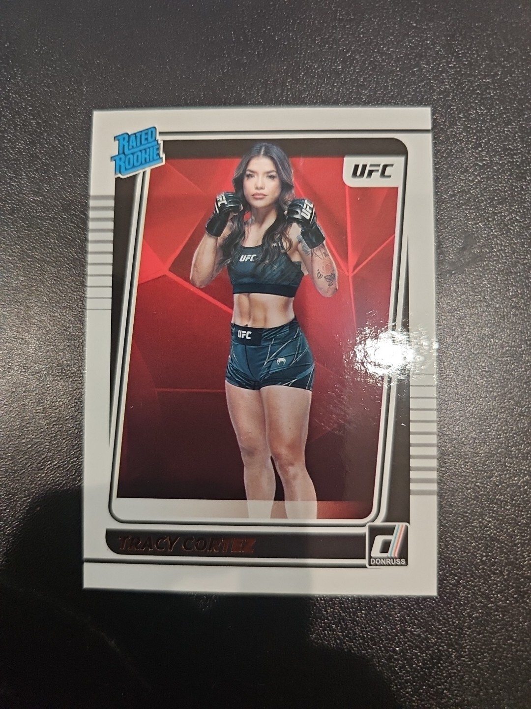 Tracy Cortez UFC 2022 Panini Donruss Rated Rookie #210 Bronze Lettering MMA RC