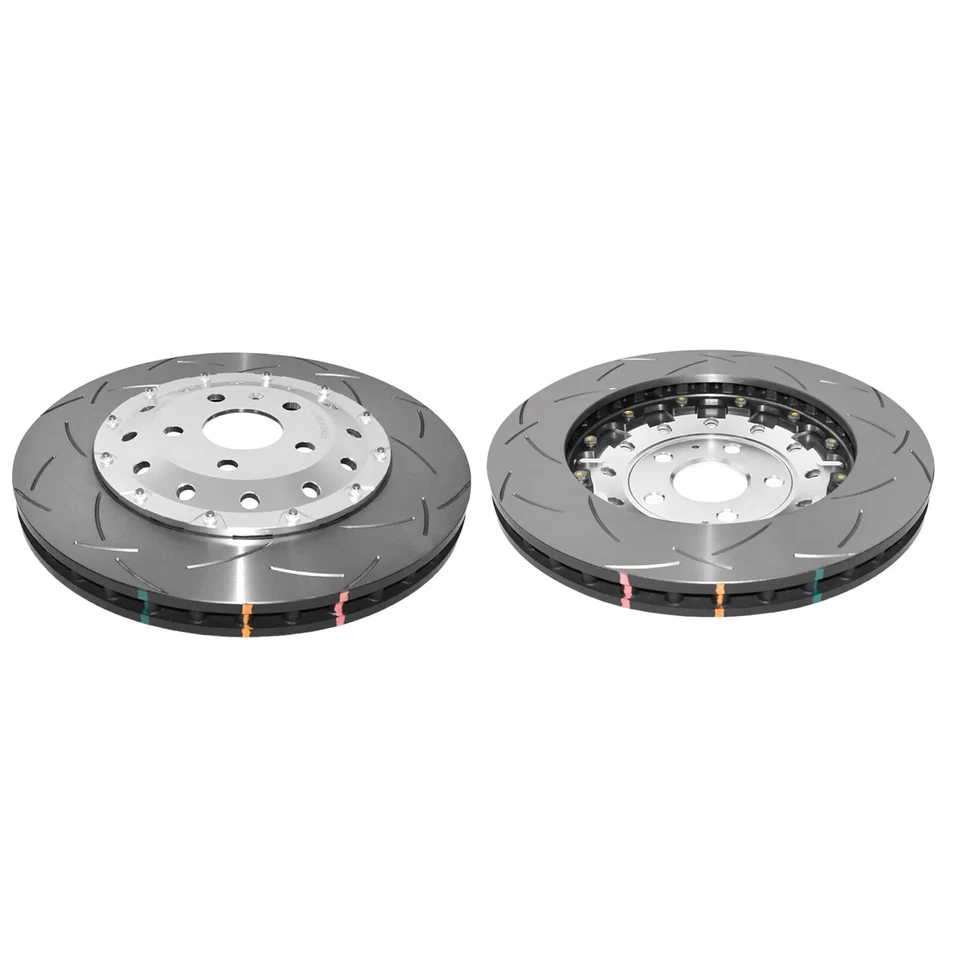 Audi TTRS 8J Front Brake Discs Grooved 370mm ECE/R90 DBA 5000 T3 Slotted x2 - Image 4 of 4