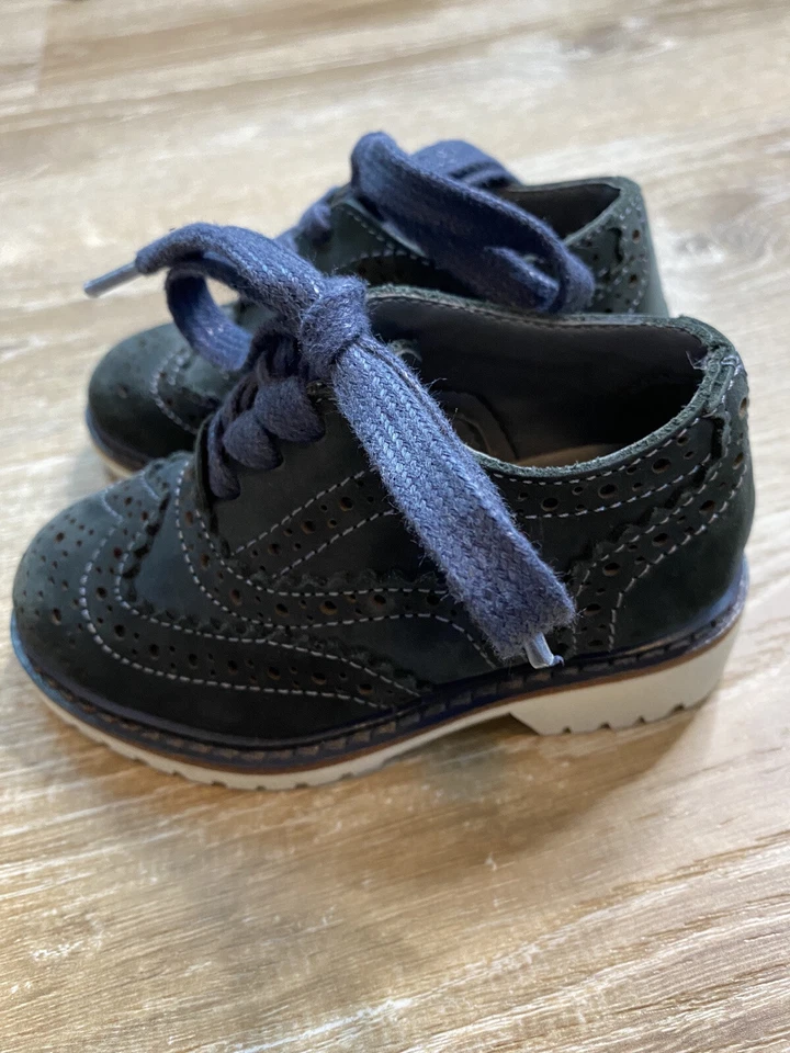 Bebé Niño Niño Bebé Niño Alta Calidad Azul Gamuza Punta de Ala Oxford Kenneth Cole 4 Foto 3 de 4