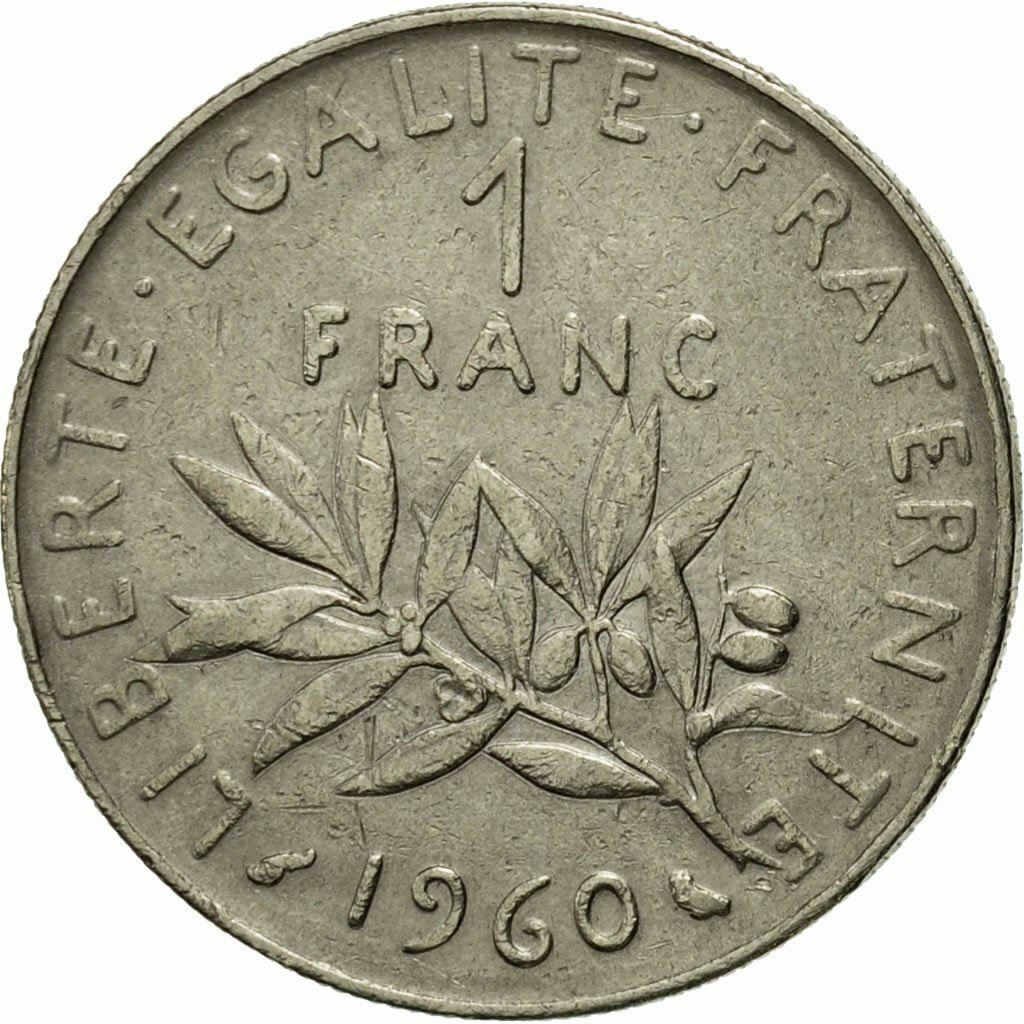 French Coin 1 Franc | Signature O. Roty | France | 1959 - 2001 | eBay