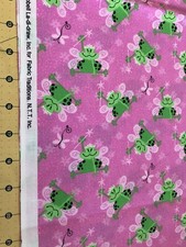 2009 Fairy Frogs Fabric Traditions 100 cotton fabric sold by the yard 1663