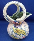 1955 Honey Pot Hull Pottery BLOSSOM FLITE Rare Green Interior T1 Excellent Gift
