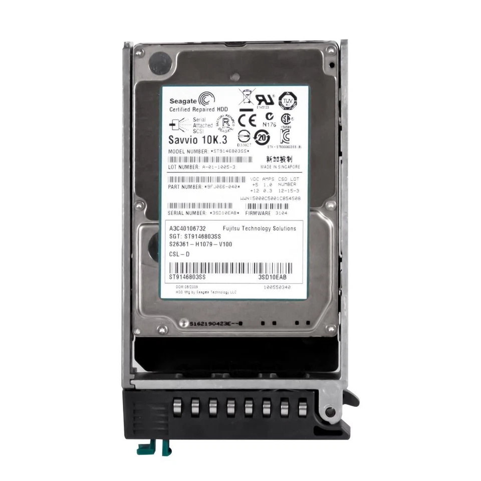 Hard Drive Fujitsu A3C40106732 146GB 10000U/Min SAS S26361-H1079-V100 2.5 " " - Image 3 of 3