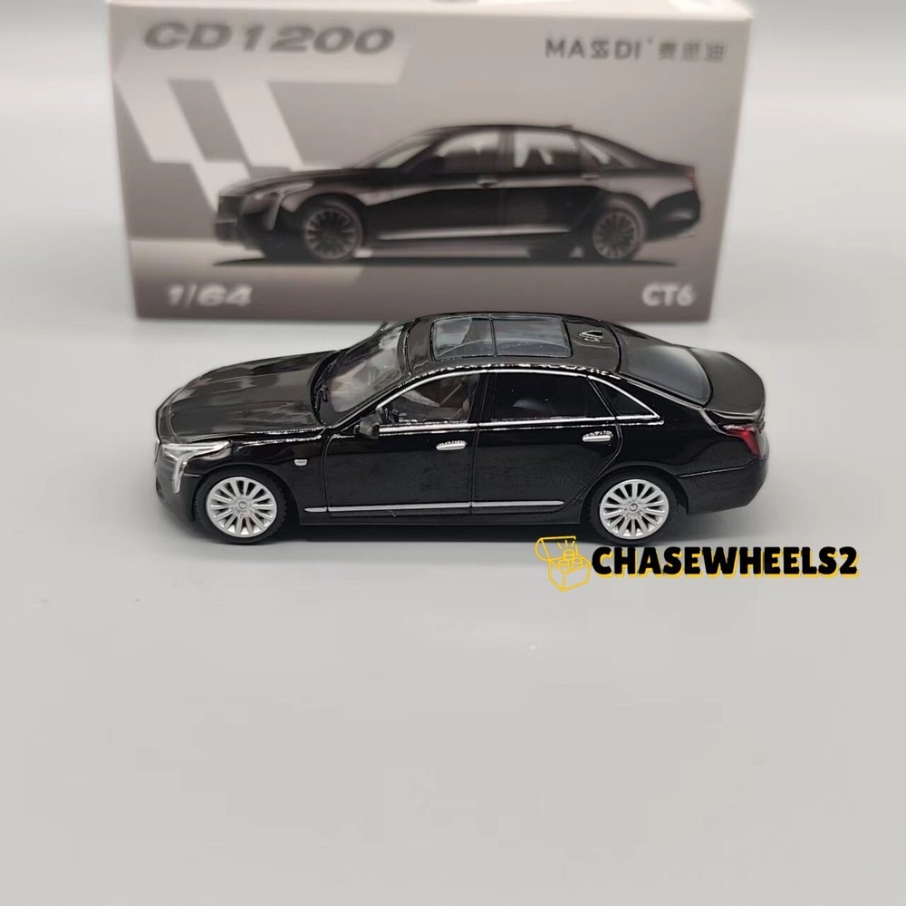 Masdi 1 64 Diecast Black CT6 Sedan Sports Model Metal Car Toy