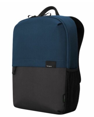 Targus Sagano, Campus Backpack, Eco Smart, Gray/Blue