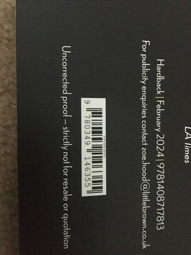 I See Buildings Fall Like Lightning by Keiran Goddard Uncorrected Proof copy - Foto 3 di 3