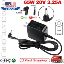 65W AC Adapter Replacement for Lenovo IdeaPad Charger 330 330s S145 S340 Series