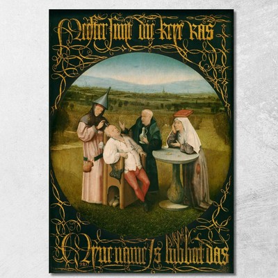 Den Stein Schneiden Bosch Hieronymus, hbs8 drucken auf leinwand