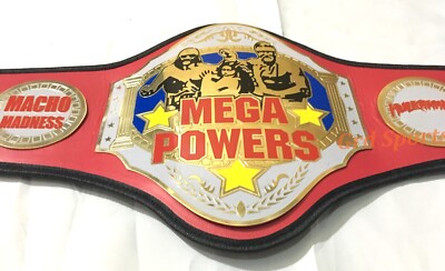 Mega Power Randy Savage Wrestling Championship Belt Adult Size