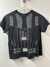 Disney Parks Star Wars Darth Vader Size 11/12 Graphic Tshirt w/Cape Kids Boys