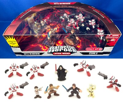 New - BATTLE ON MUSTAFAR - Star Wars GALACTIC HEROES 10 Figures 5
