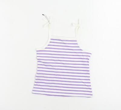 Débardeur Fille Marks & Spencer - Violet - Rayé - Taille 2-3 Ans