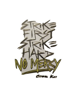 Cobra Kai Sticker Waterproof, High Quality Print #27