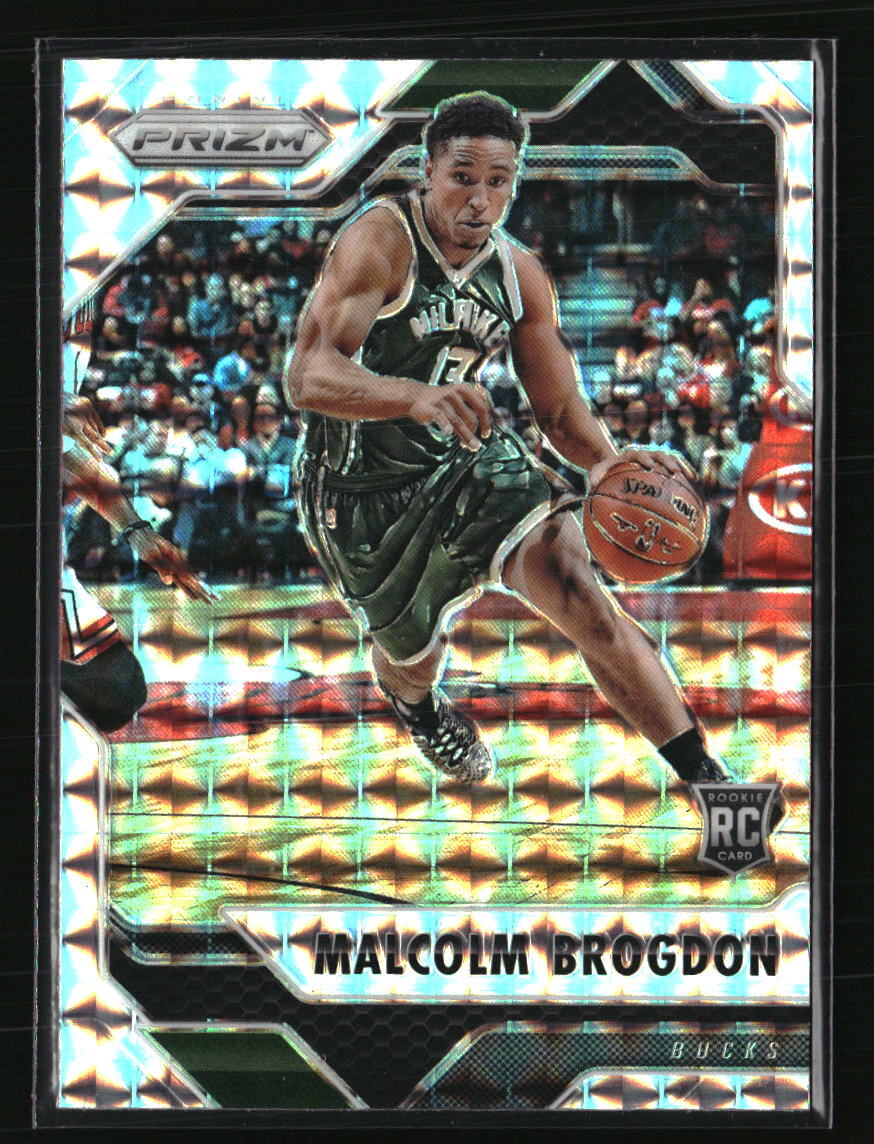 Malcolm Brogdon 2016-17 Prizm Mosaic M Bucks Basketball Card #65 Rookie