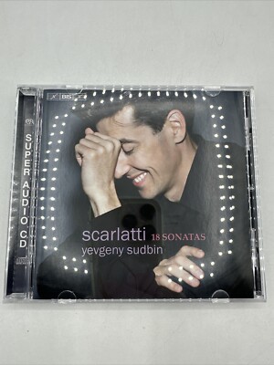 Signed Scarlatti Yevgeny Sudbin CD Super Audio 18 Sonatas Sweden 2015 18 Tracks 