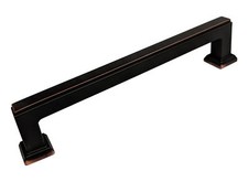 Dark Oil Rubbed Bronze 5" Square Bar Kitchen Bathroom Cabinet Pull