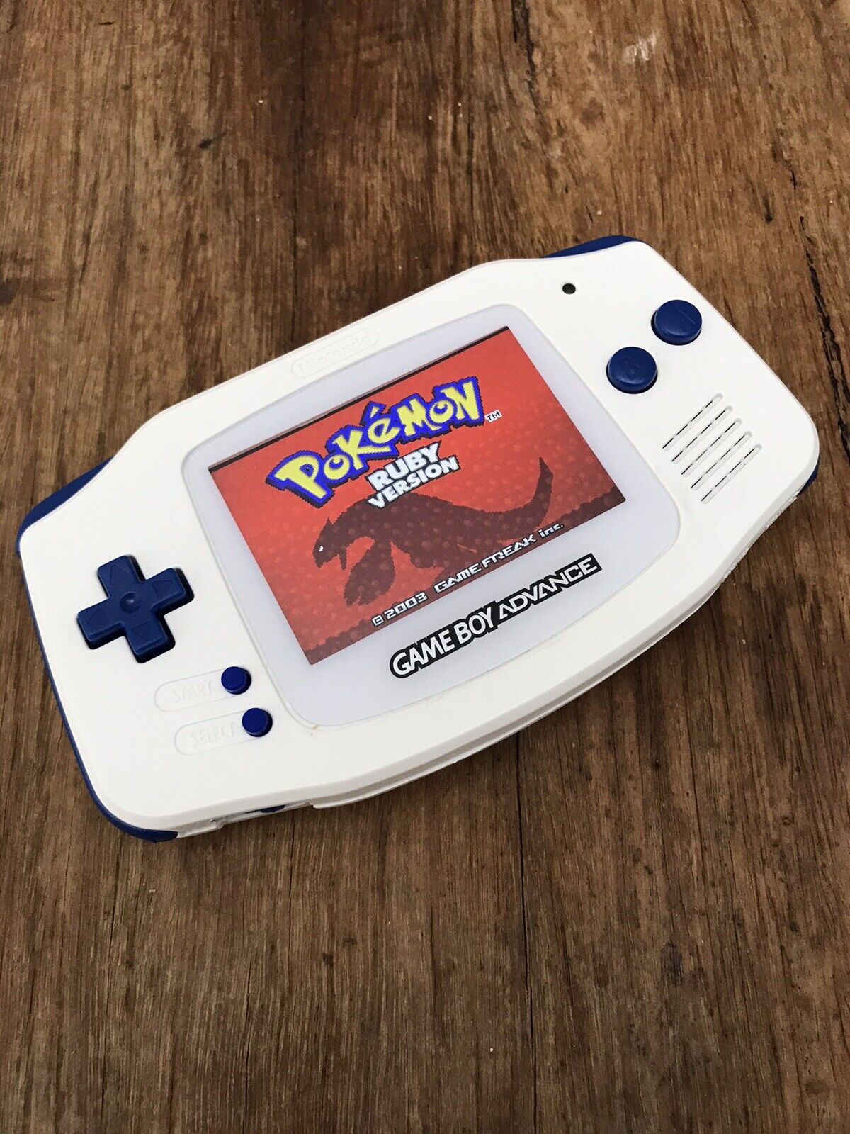 Nintendo Gameboy Advance GBA Black Red White Handheld Gaming Console Pokemon