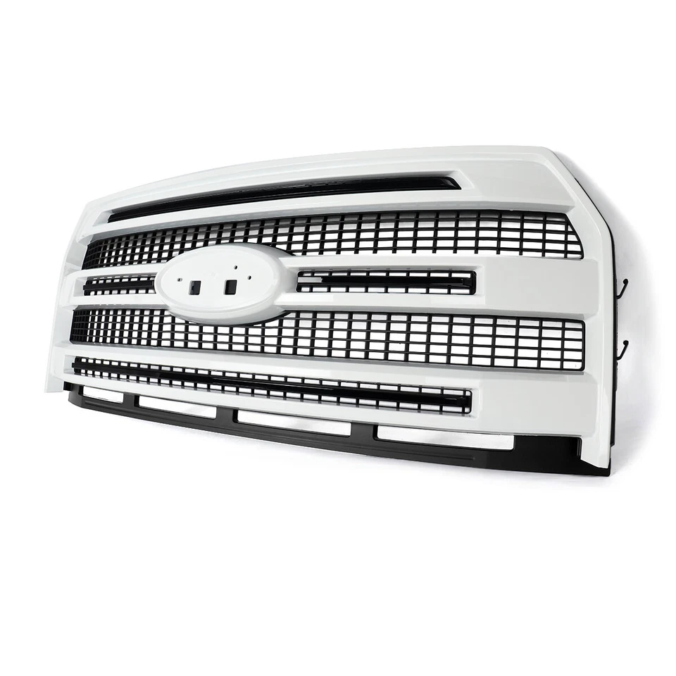 For 2015 2016 2017 Ford F-150 F150 Oxford White Front Grille W/O Camera Hole New - Image 4 of 4